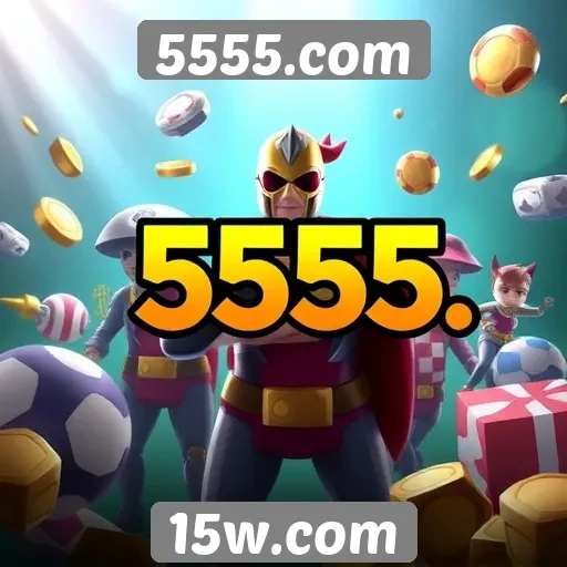Oferta de jogos populares em 5555.com
